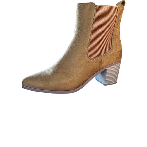 Dream Pairs Women's Pointed Toe Chelsea Ankle Boots: Classic Elegance, SZ 9.5 - Picture 8 of 8